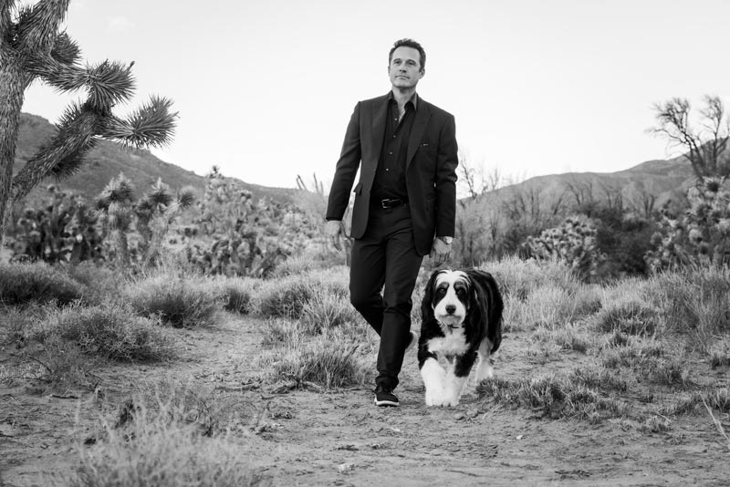 Tom walking dog
